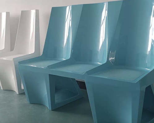 Dostosowane krzesła z tworzywa sztucznego wzmocnionego włóknem szklanym (FRP) formują meble z włókna szklanego